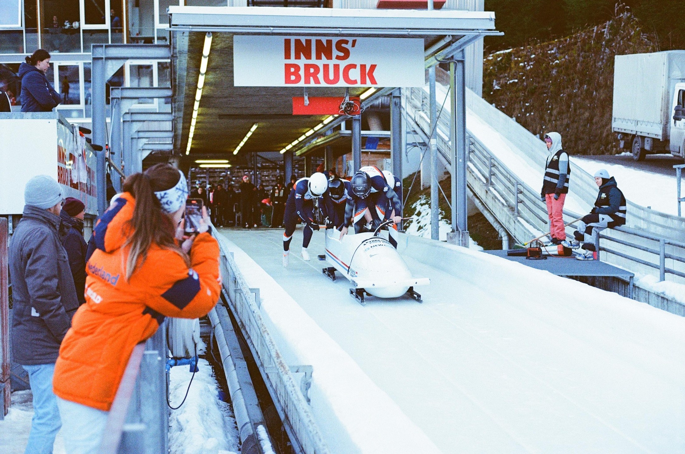 4-mans start in Innsbruck